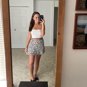 Abercrombie flowy floral skort